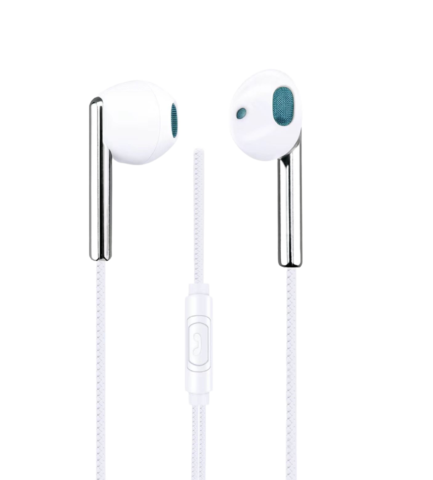 Wired Earphones with HD Sound & Braided Cable 022209