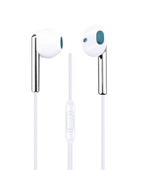 Wired Earphones with HD Sound & Braided Cable 022209