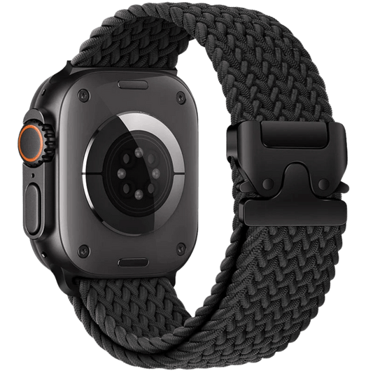 Braided Nylon Apple Watch Band with Metal Buckle MD-28
