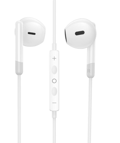 Wired Earphones with Noise-Isolating Mic 022207