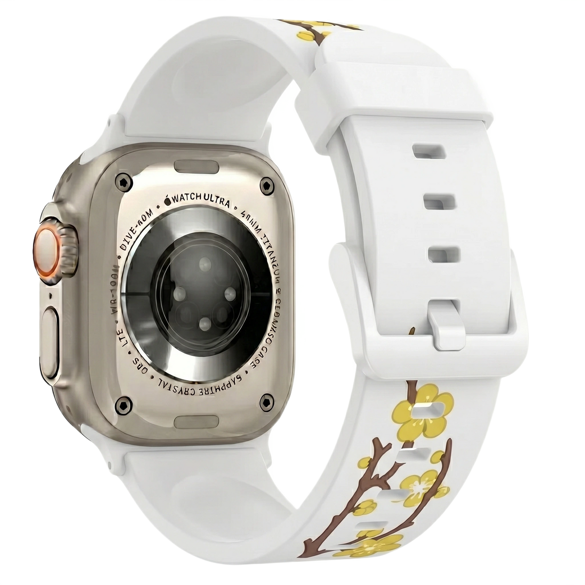 Flowers Silicone Apple Watch Band MD-63