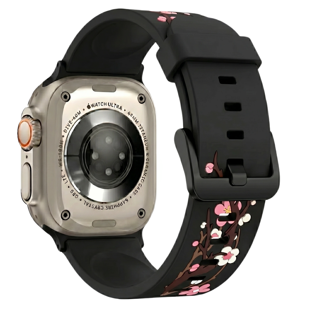 Flowers Silicone Apple Watch Band MD-63
