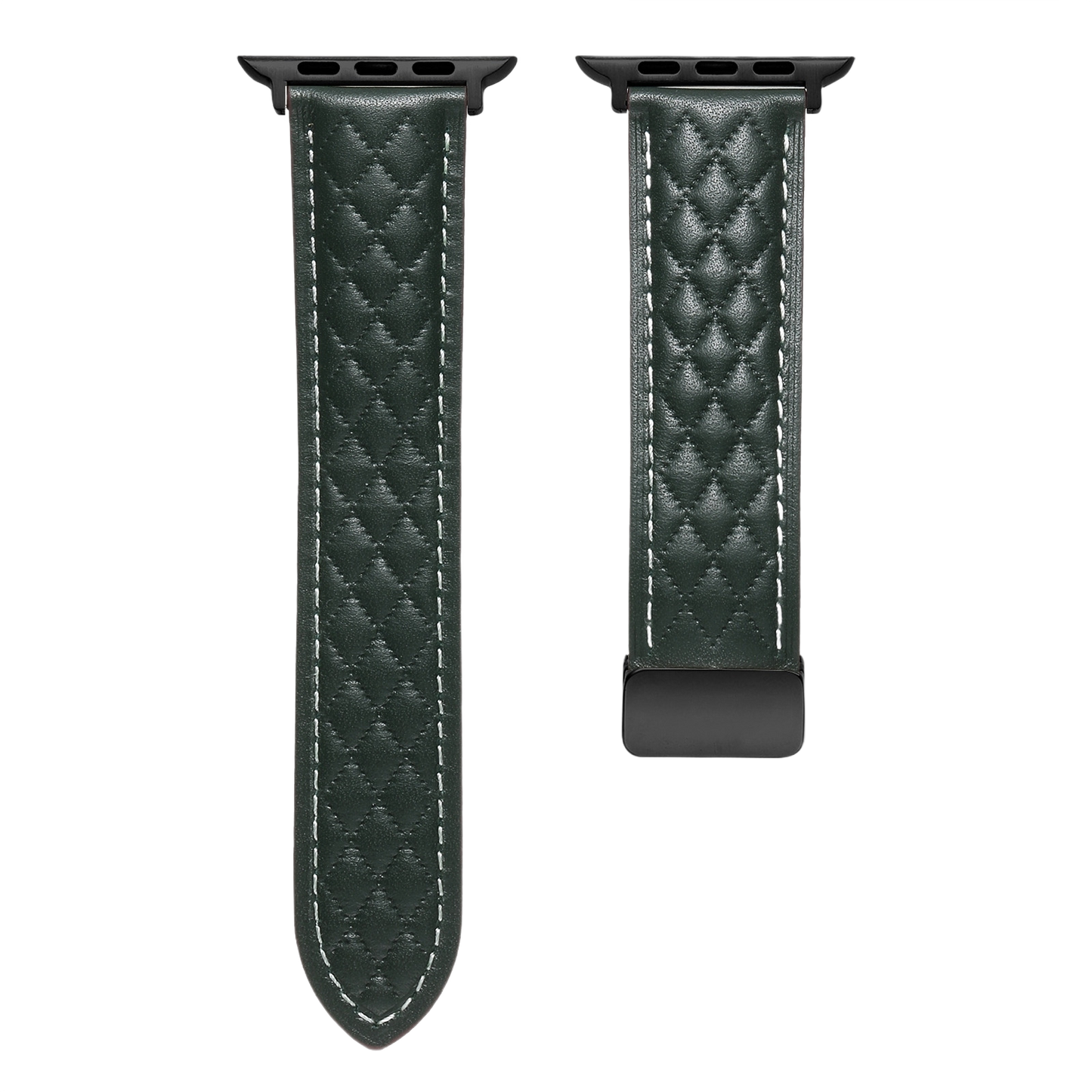 MOMO textured leather watch band MD-09 with detailed stitching and smooth finish, designed for wristwatch accessories.