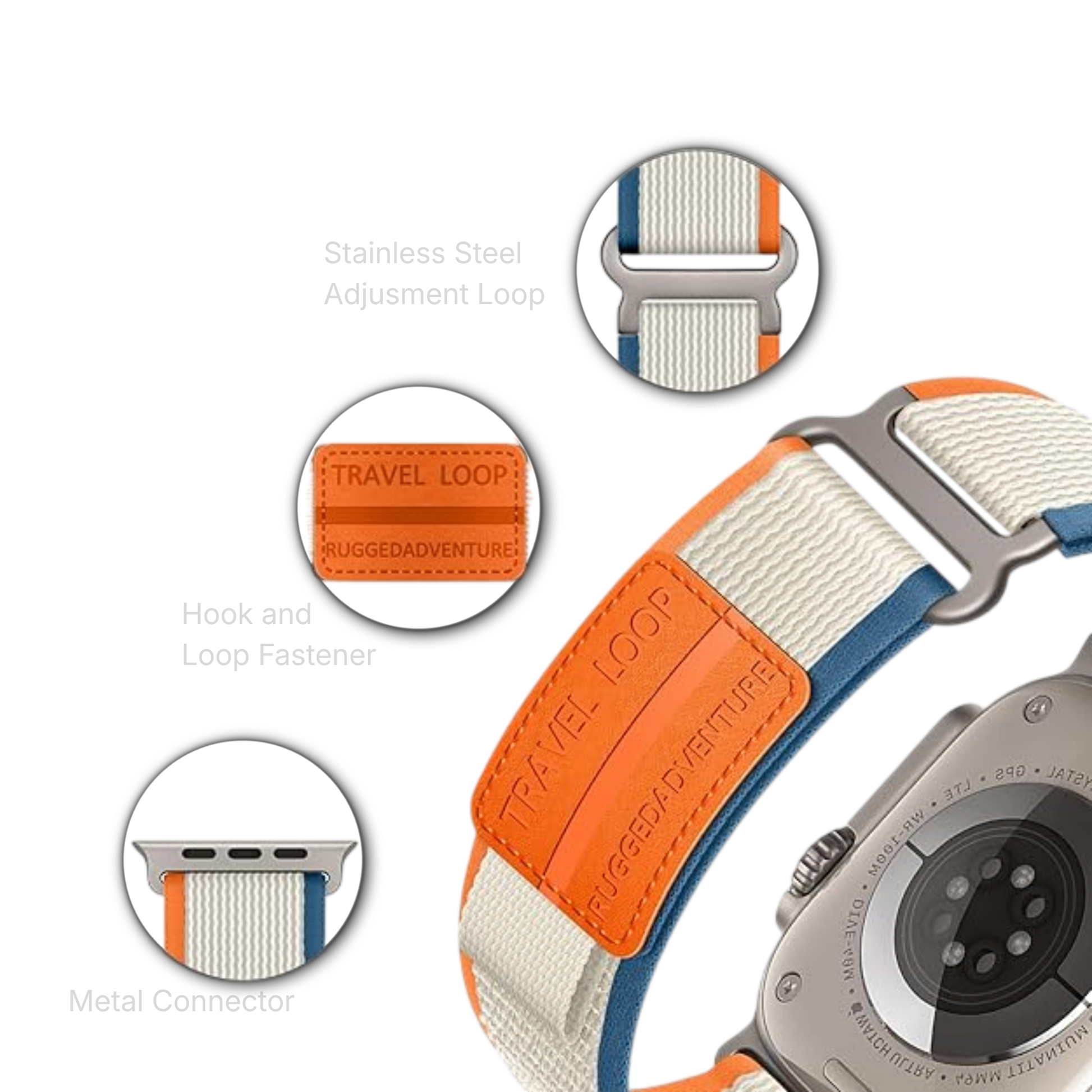 Travel Loop Nylon Apple Watch Band MD-11