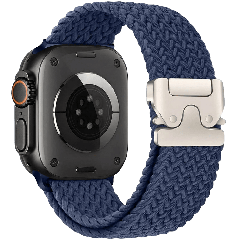 Braided Nylon Apple Watch Band with Metal Buckle MD-28