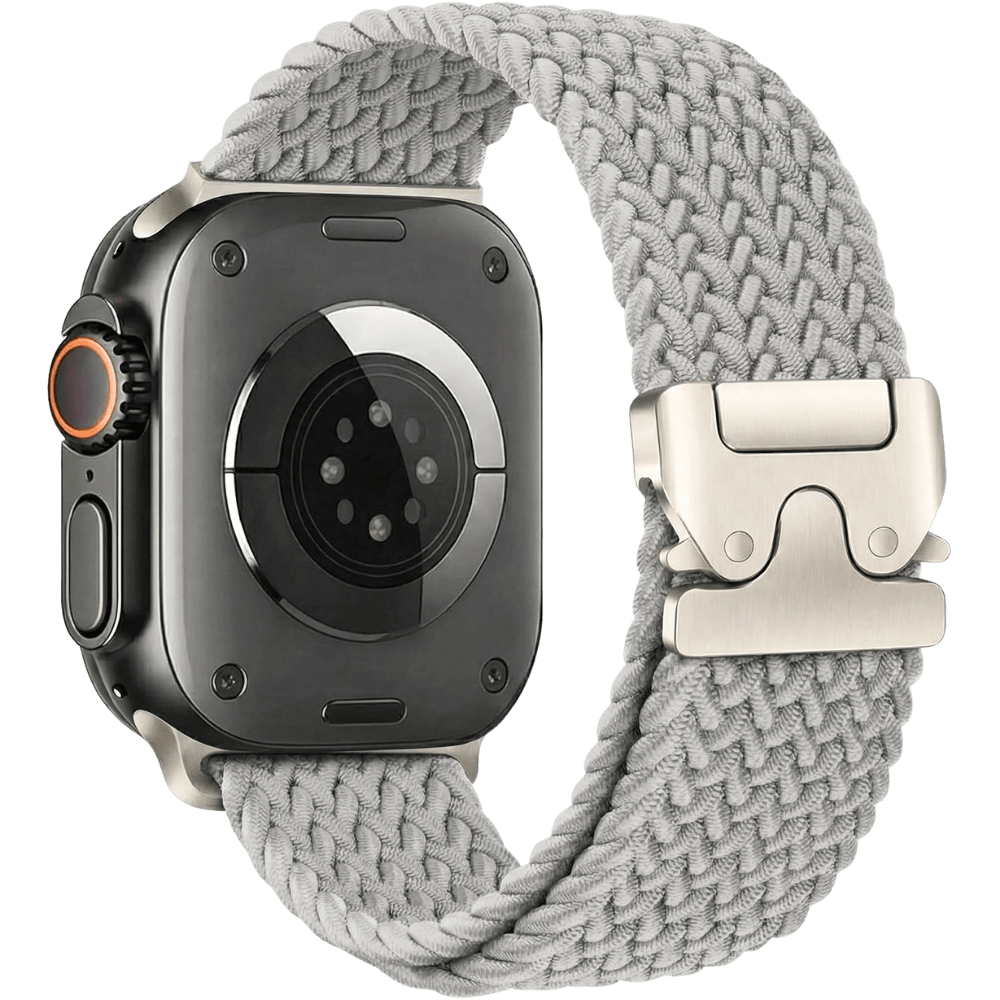Braided Nylon Apple Watch Band with Metal Buckle MD-28