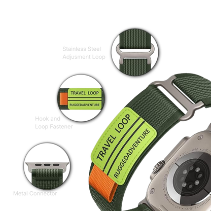 Travel Loop Nylon Apple Watch Band MD-11