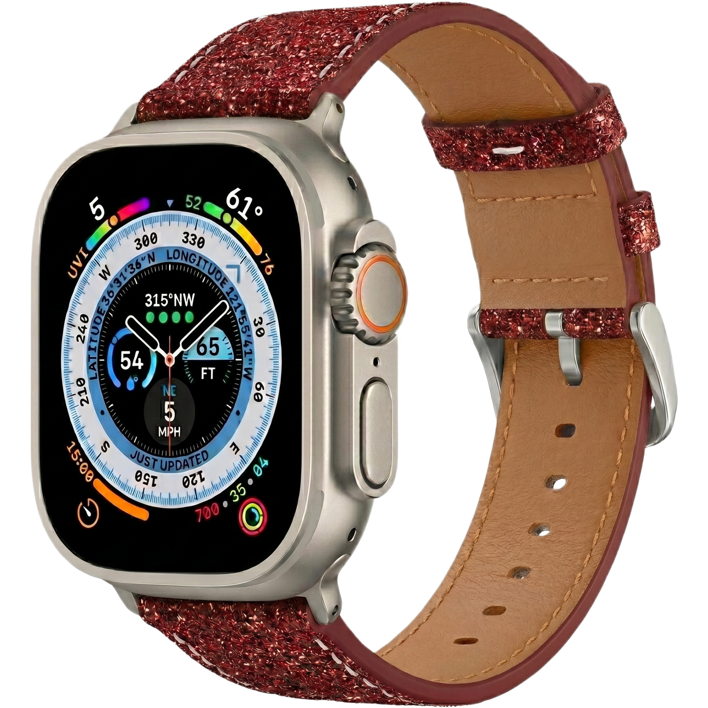 Glitter Watch Band with Buckle MD-10