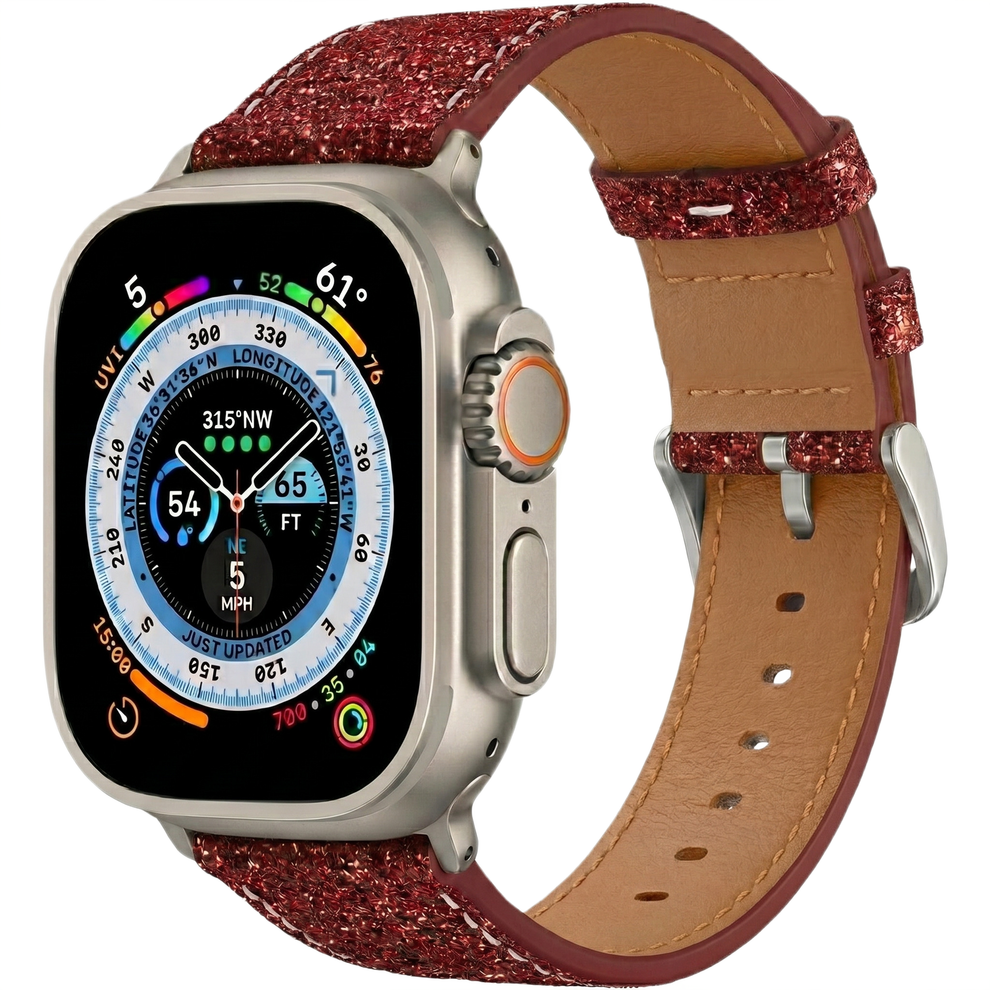 Glitter Watch Band with Buckle MD-10