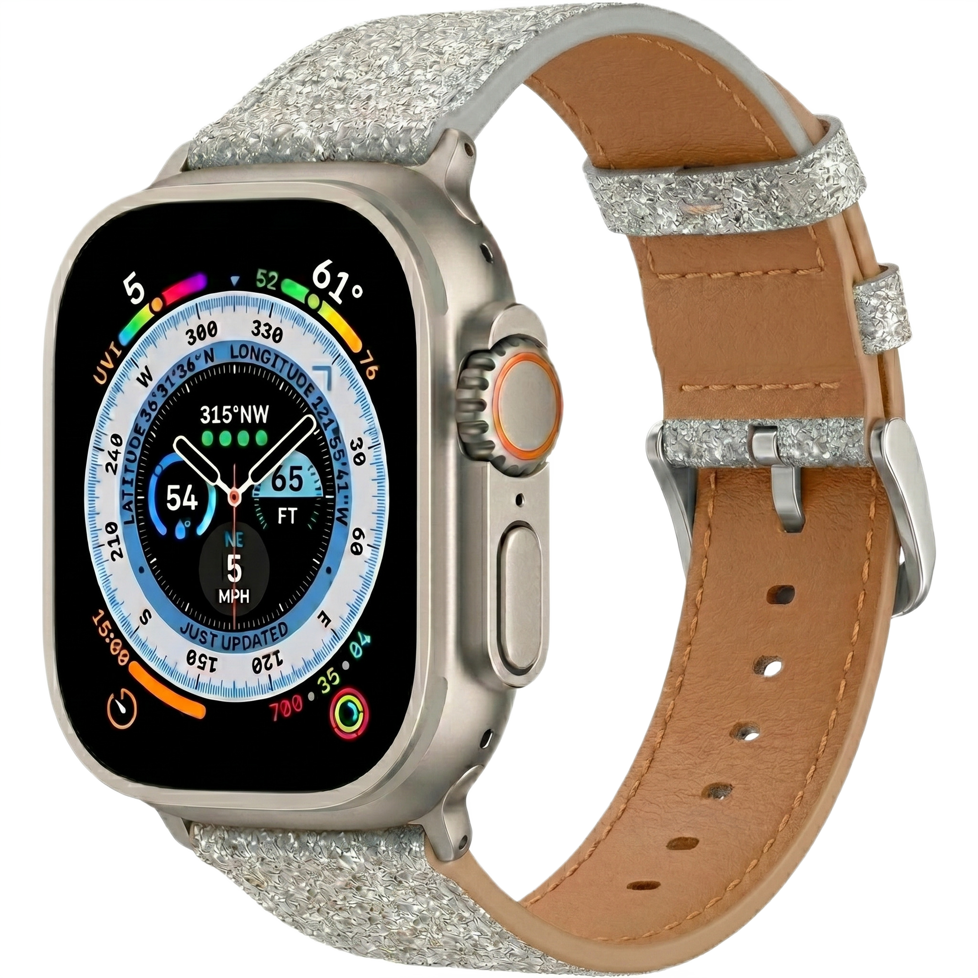 Glitter Watch Band with Buckle MD-10