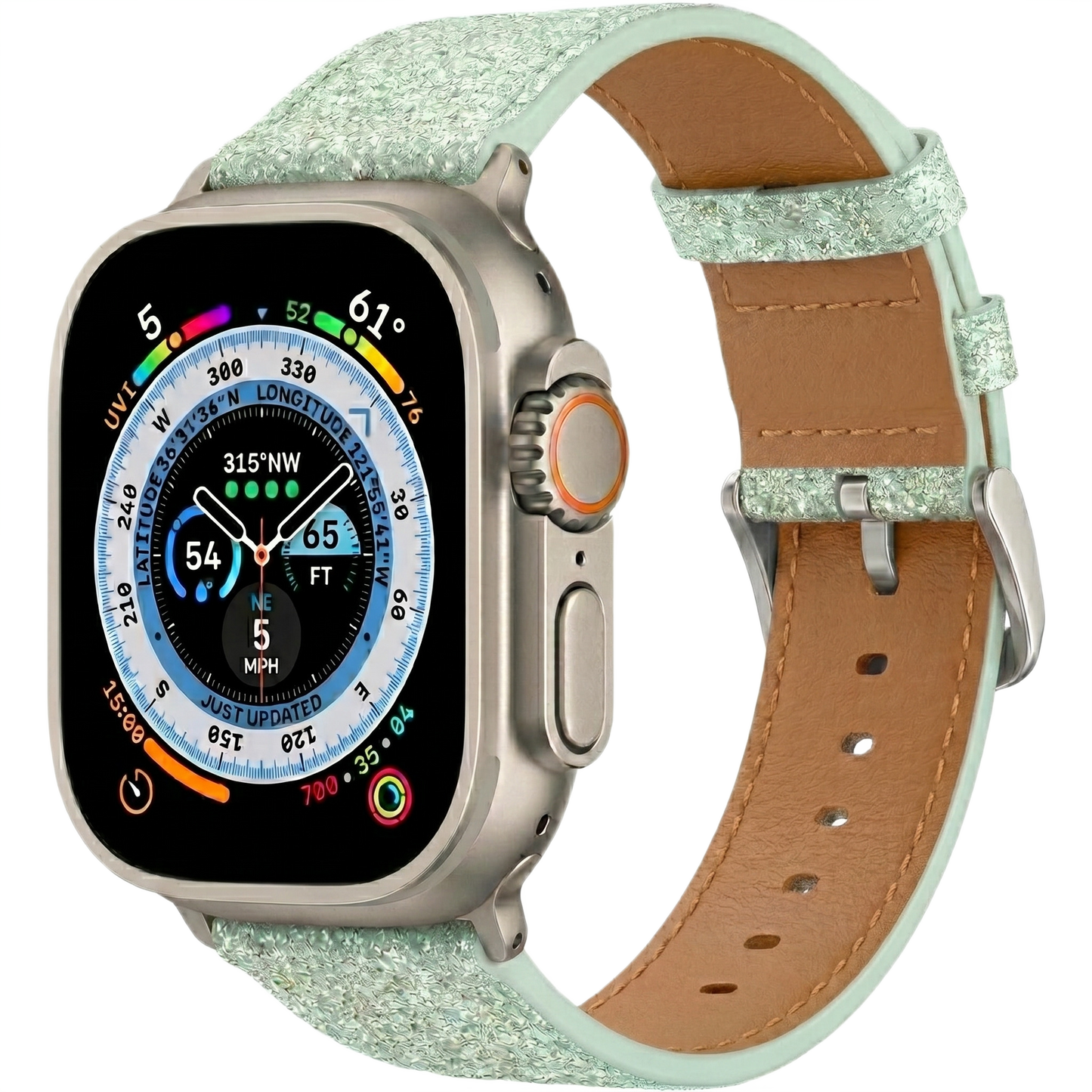 Glitter Watch Band with Buckle MD-10