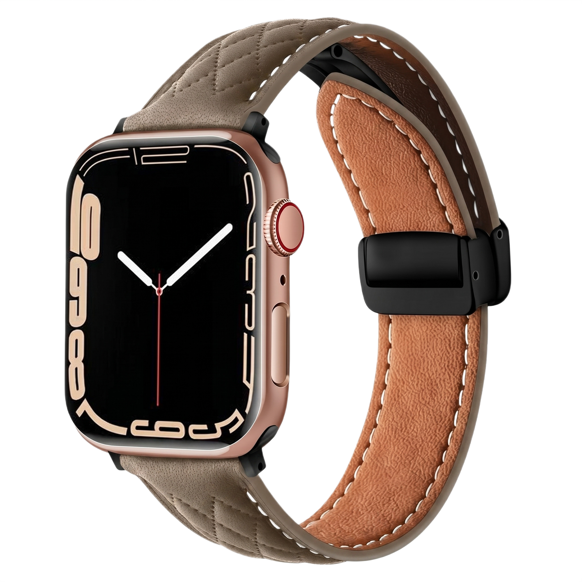 Textured Leather Watch Band MD-09