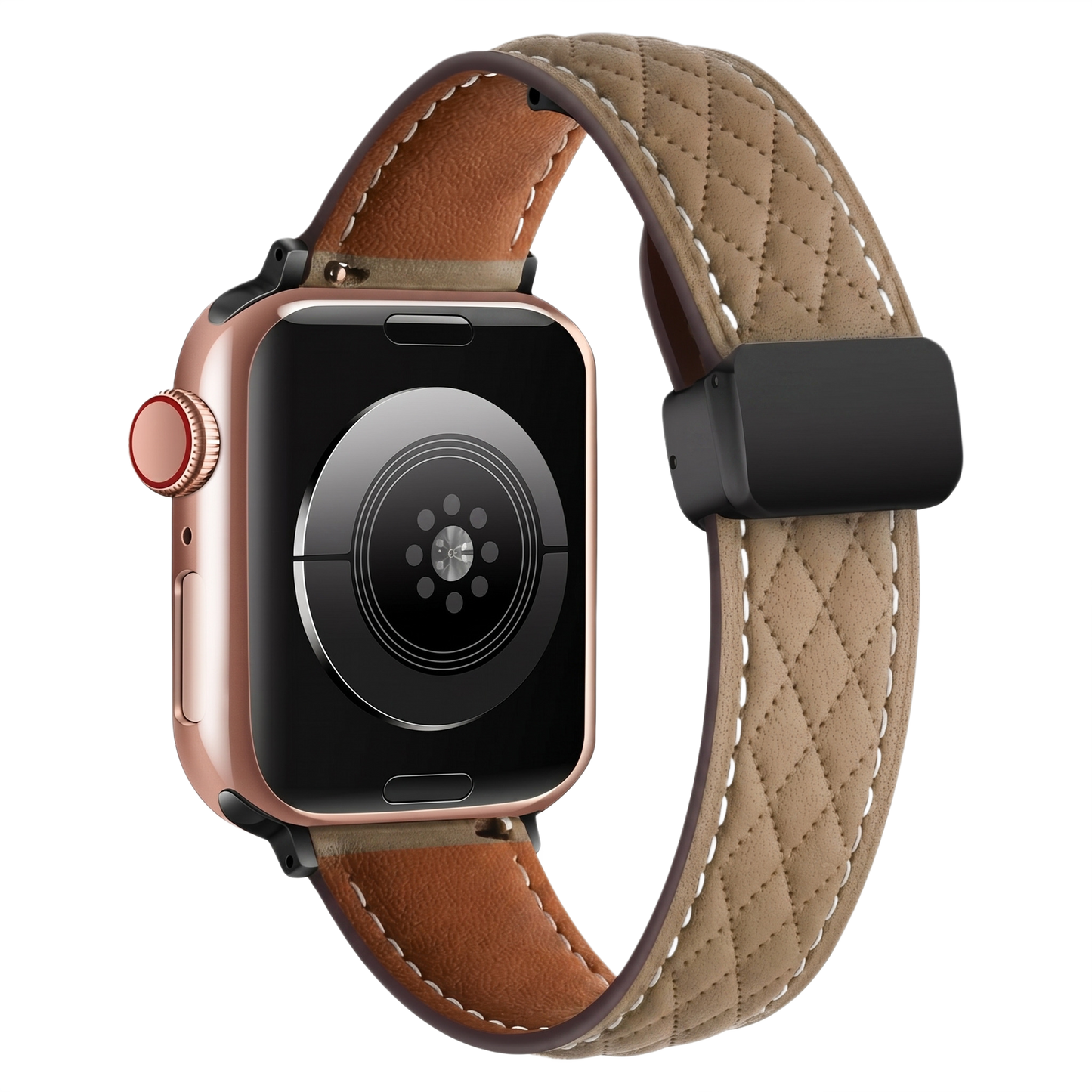 Textured Leather Watch Band MD-09