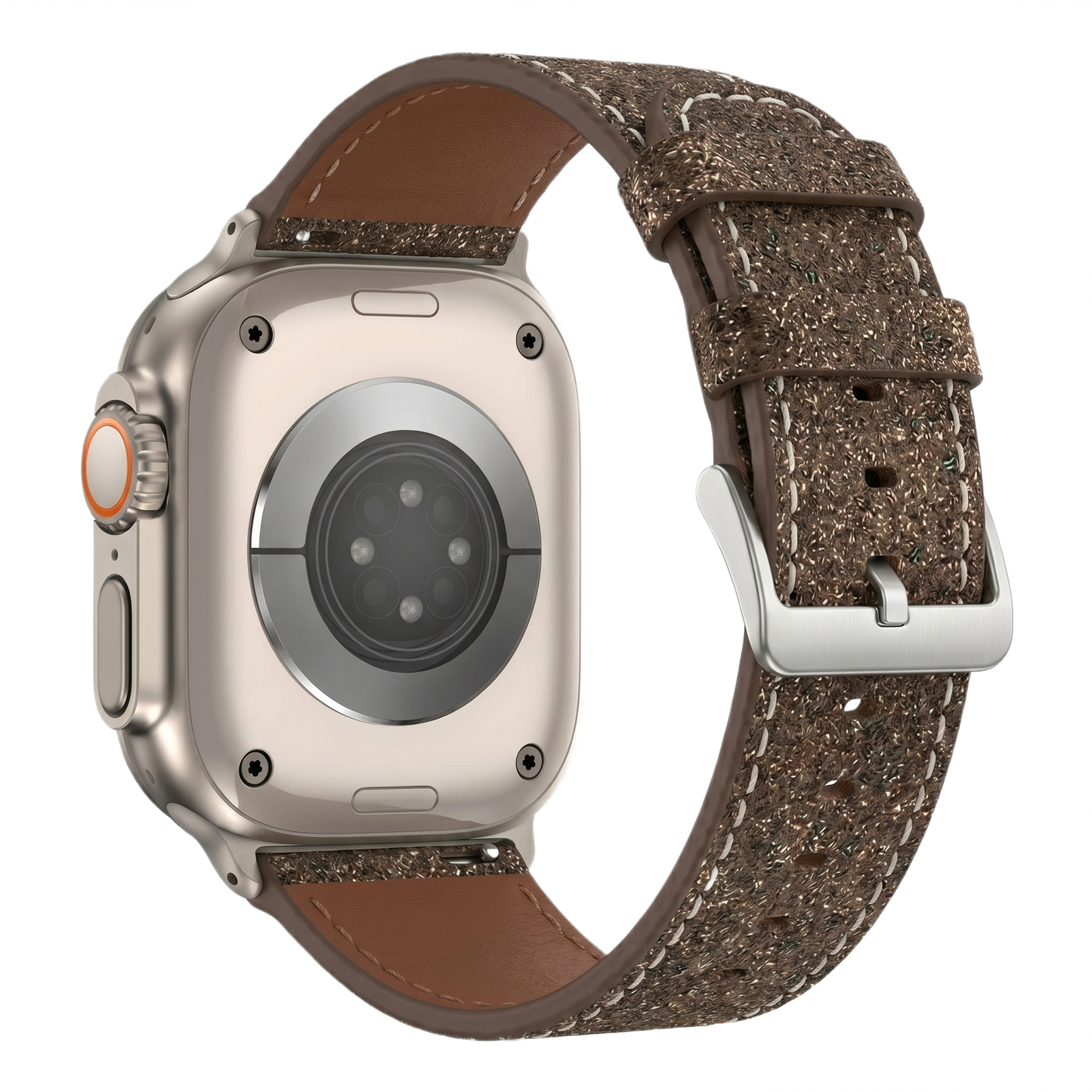 Shimmering glitter watch band with buckle for MD-10 by MOMO, showing the strap’s sparkly design and secure buckle fastening.