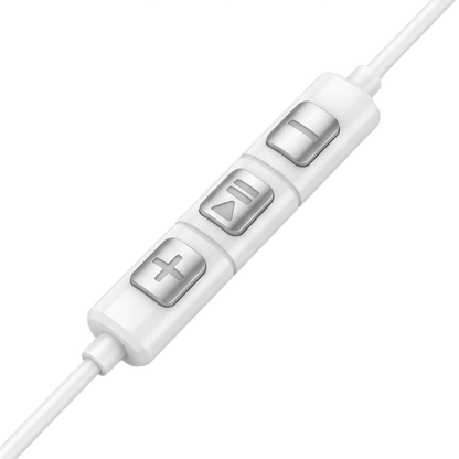 Wired In-Ear Earphones with Built-In Mic 022202