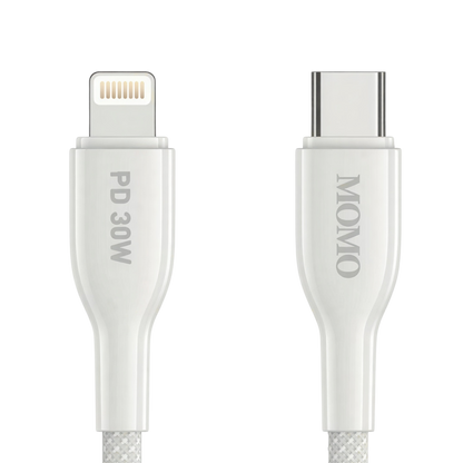 30W USB-C to Lightning Braided Cable 2m 011017