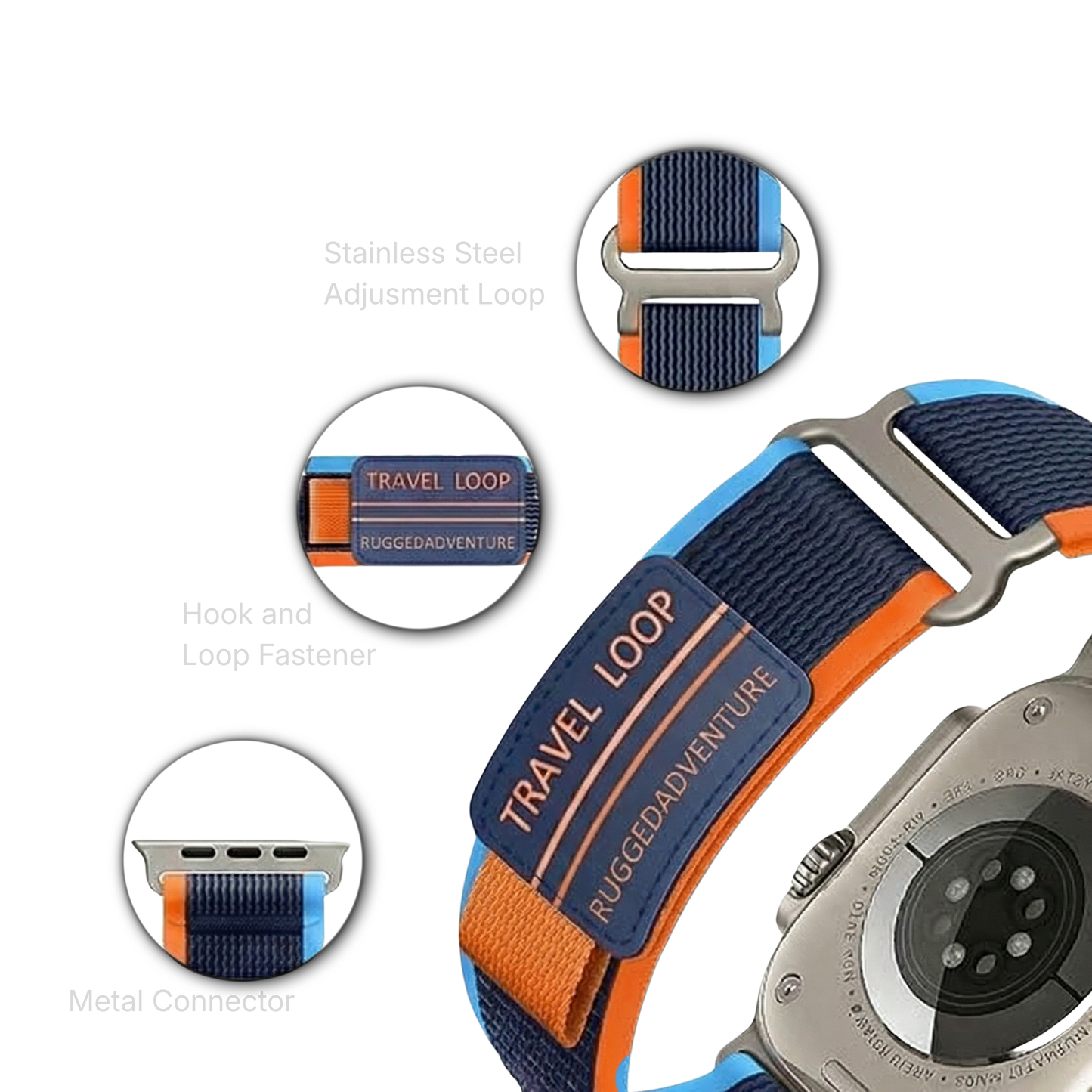 Travel Loop Nylon Apple Watch Band MD-11