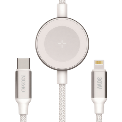 30W Magnetic USB-C to Lightning Cable 1.2m 011025