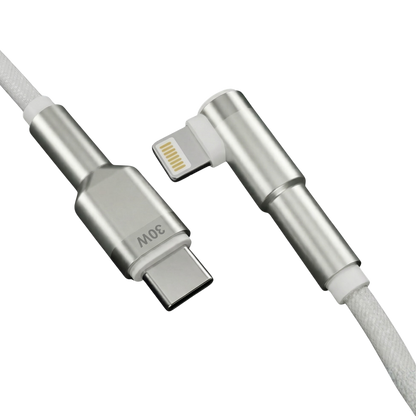 30W USB-C to Lightning Braided Cable 1.2m 011028