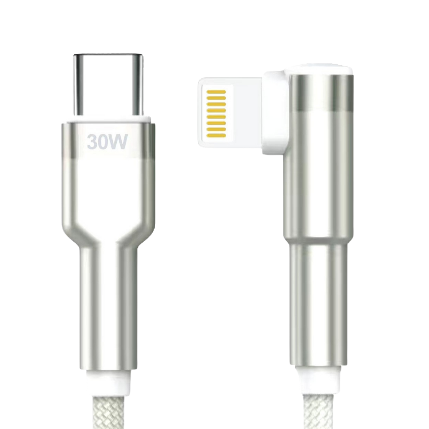 30W USB-C to Lightning Braided Cable 1.2m 011028