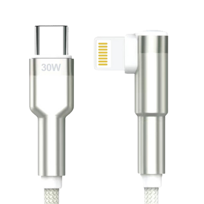 30W USB-C to Lightning Braided Cable 1.2m 011028