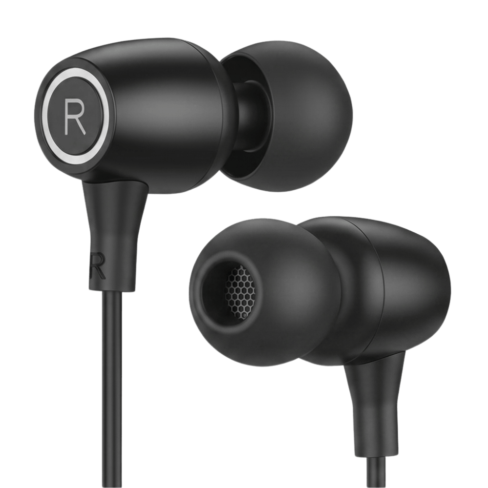 Wired In-Ear Earbuds with Noise Isolation & Mic 022204