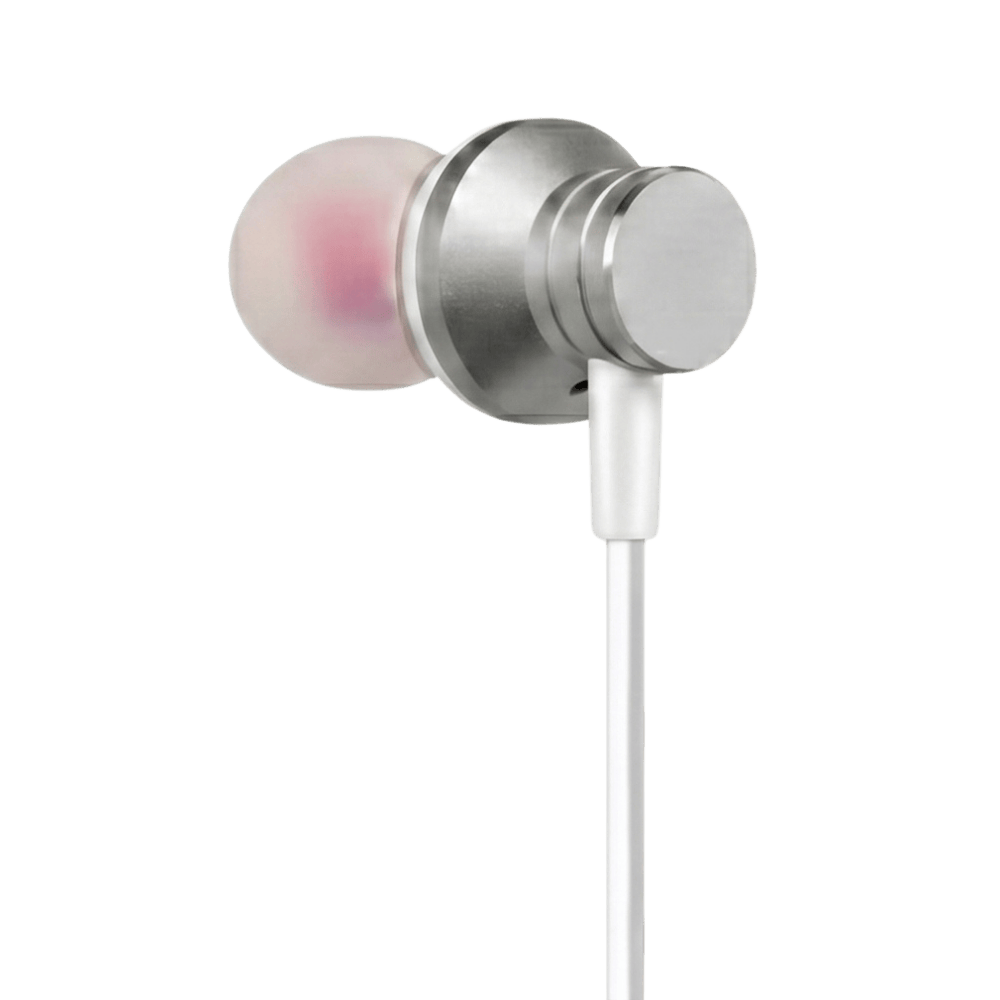 MOMO magnetic wired earphones with noise isolation, featuring sleek design and in-ear fit for immersive sound.