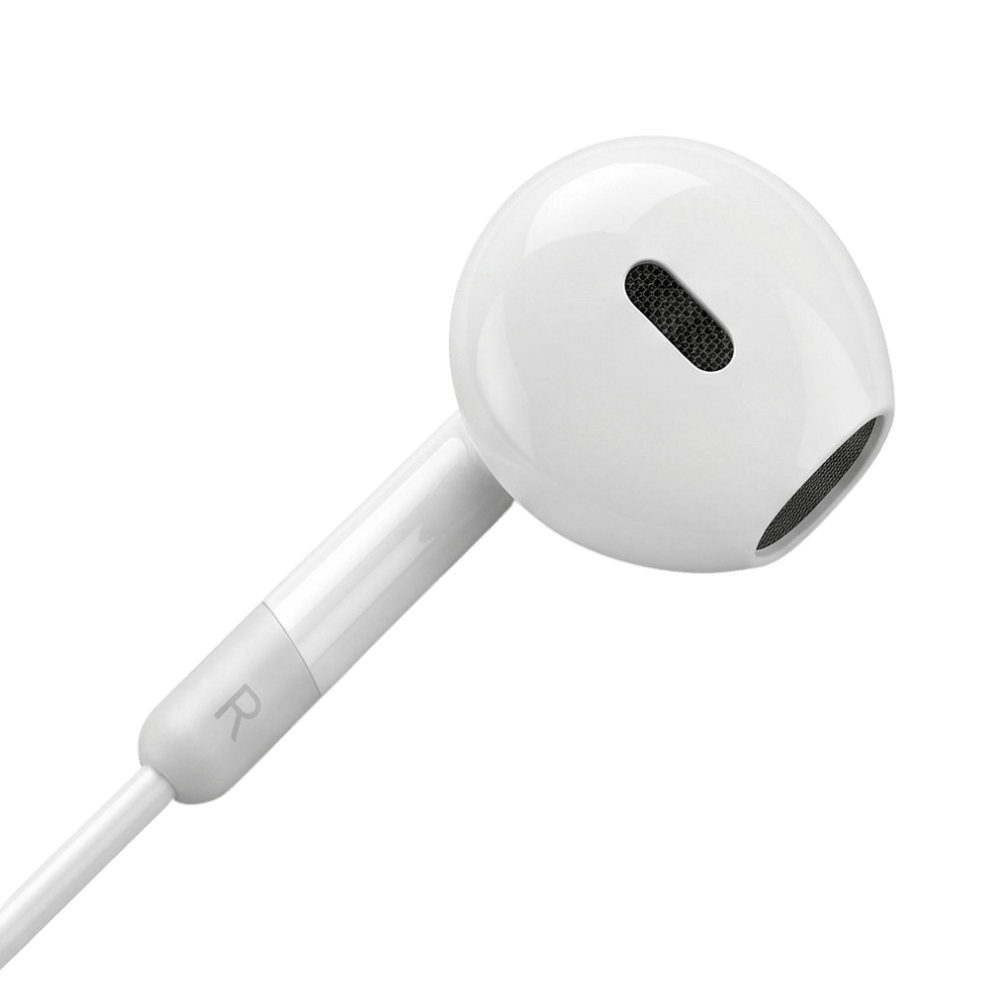 MOMO wired earphones with noise-isolating microphone and in-ear design for clear sound and hands-free calls.