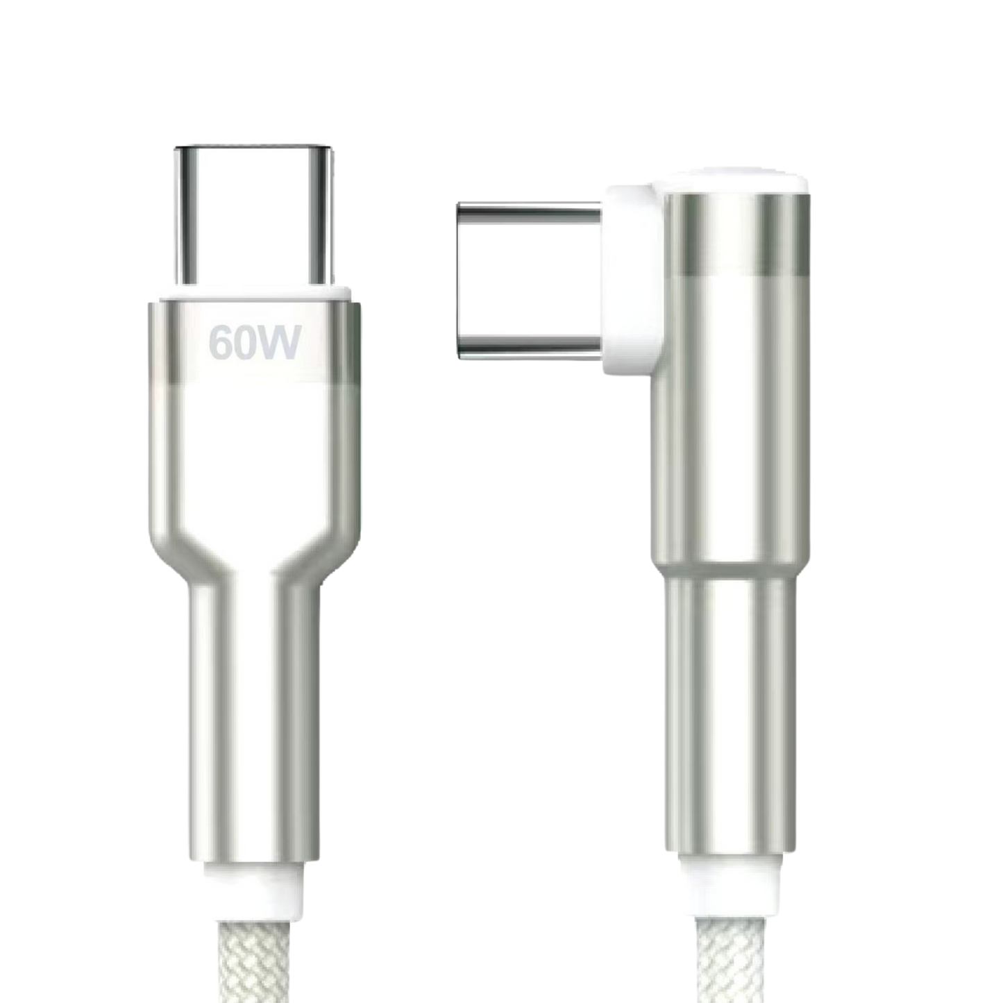 60W USB-C to USB-C Braided Cable 1.2m 011027