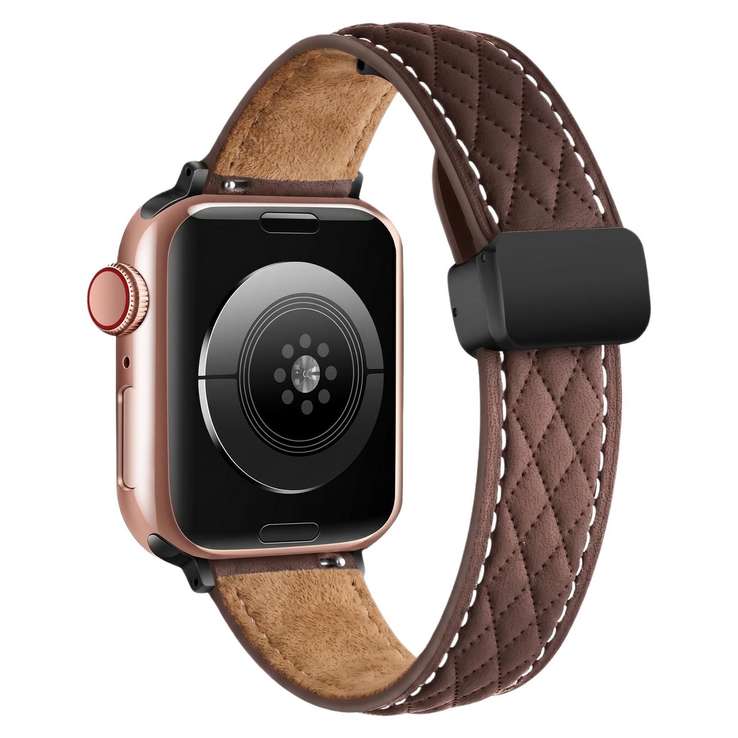 Textured Leather Watch Band MD-09