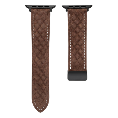 Textured Leather Watch Band MD-09