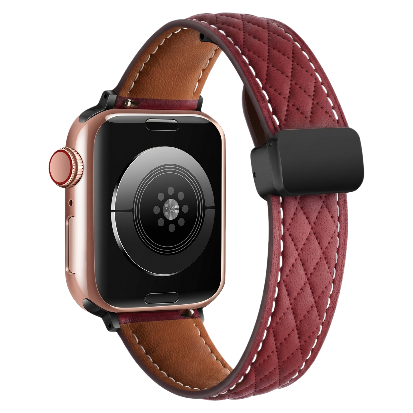 Textured Leather Watch Band MD-09