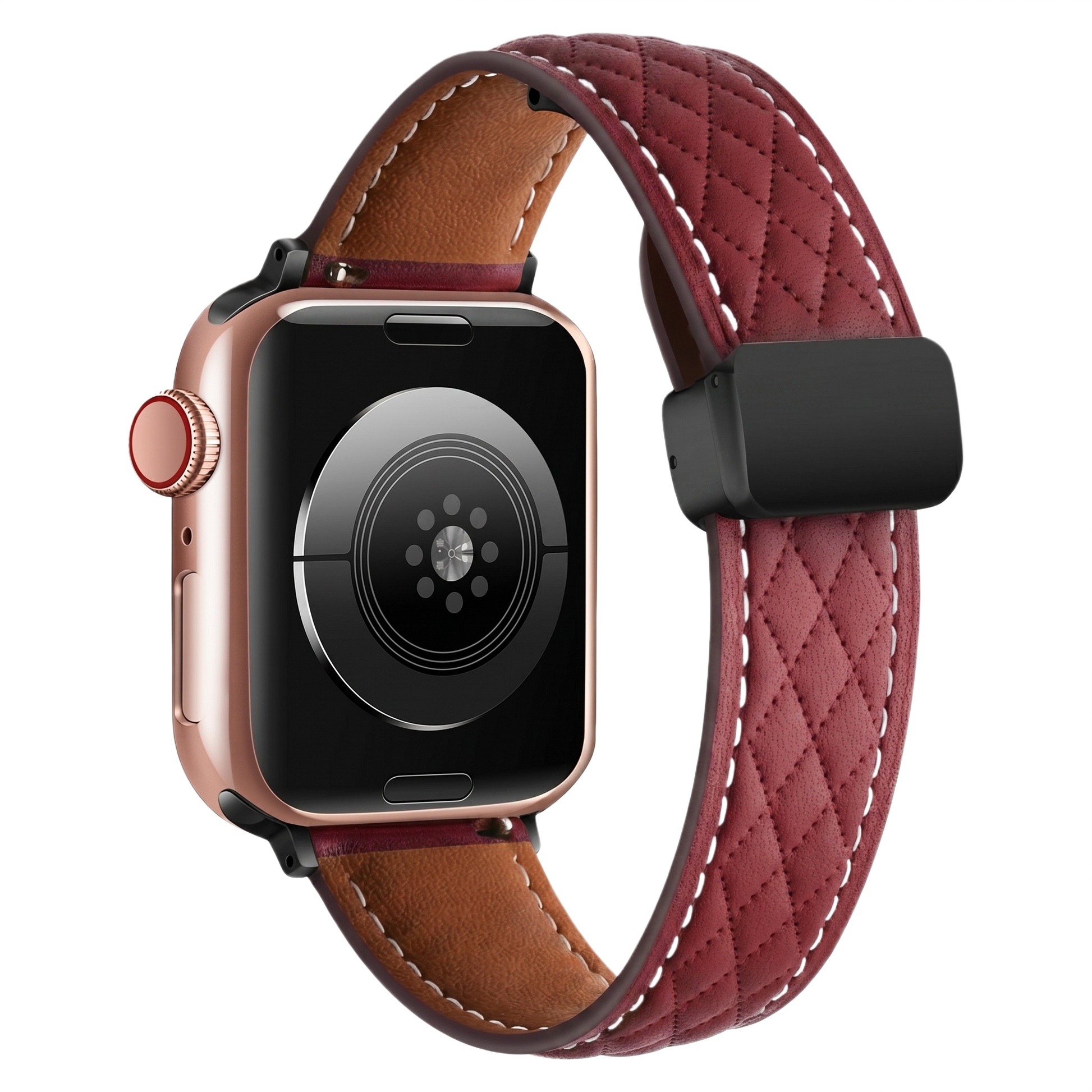 Textured Leather Watch Band MD-09