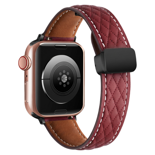 Textured Leather Watch Band MD-09